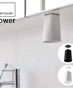 山崎実業 tower フィルムシート洗面戸棚下マグネットタンブラー タワー