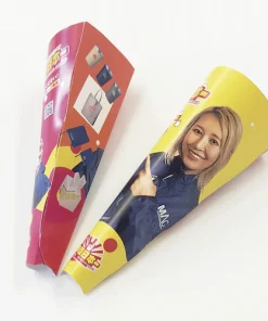 フルカラーオリジナル！紙製メガホン
